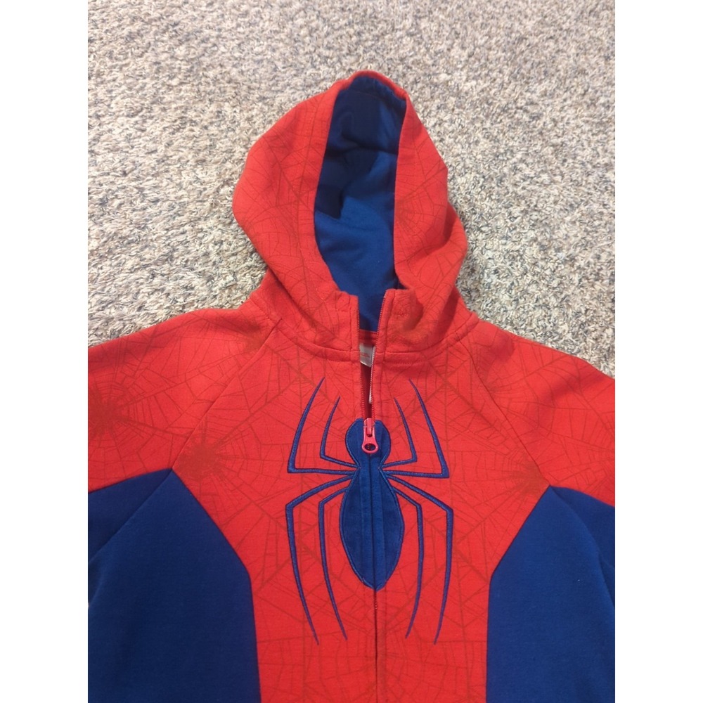 Marvel Spiderman 2 Piece Set, Zip Up Hoodie and Joggers Kids Sz 7/8 - Picture 2 of 9